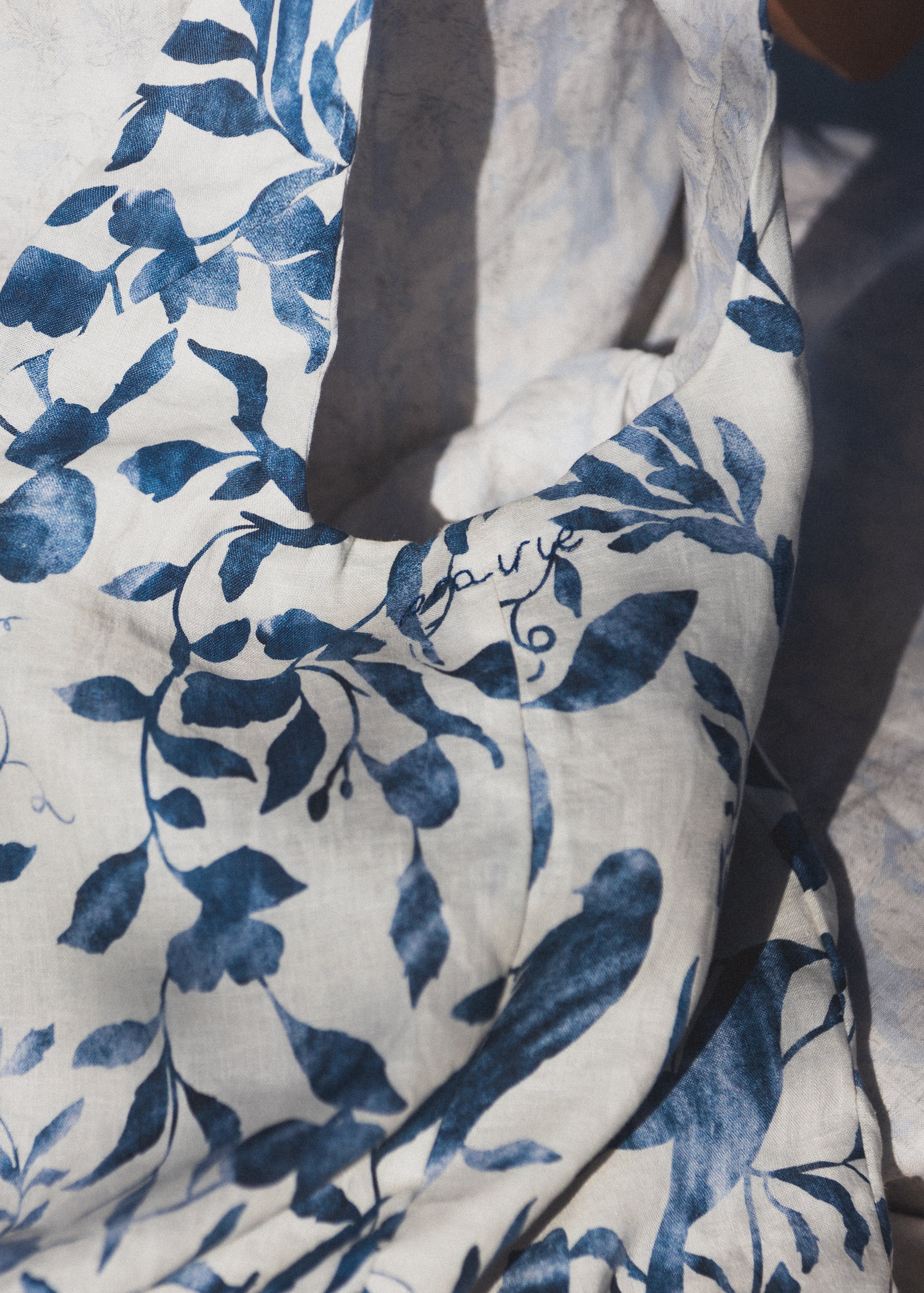Tote Bag Reversível em Linho