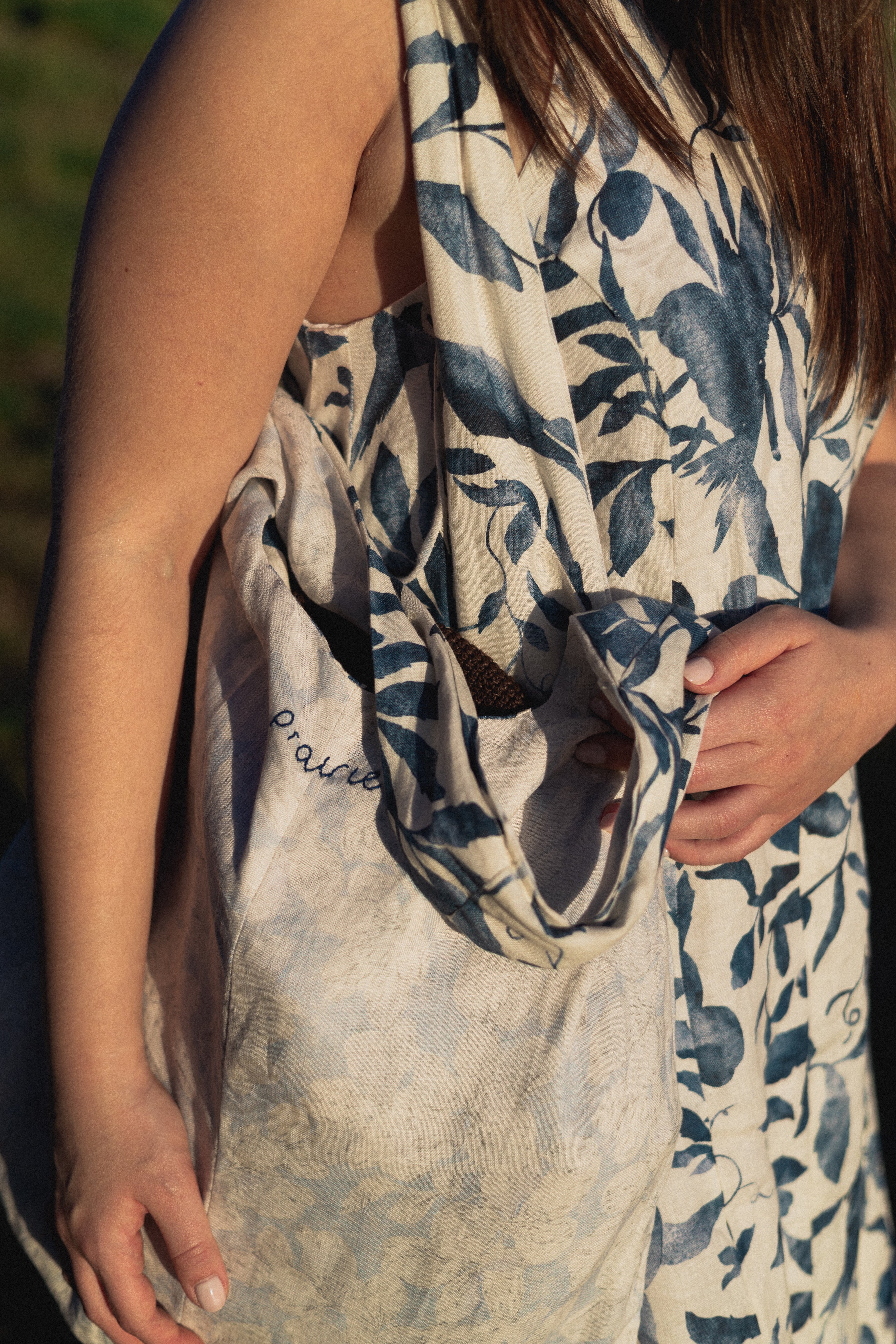 Tote Bag Reversível em Linho